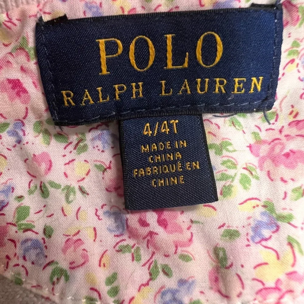 Ralph Lauren 4 T gorgeous white button-down sweater